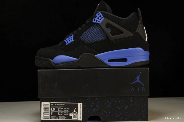 Black 4 Game CT8527-018 Retro Royal Jordan 0717